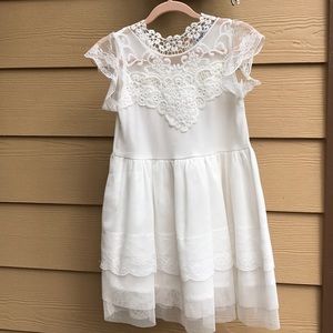 Modern Child Katarina white lace dress
